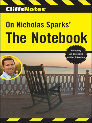 cover image of CliffsNotes on Nicholas Sparks' The Notebook